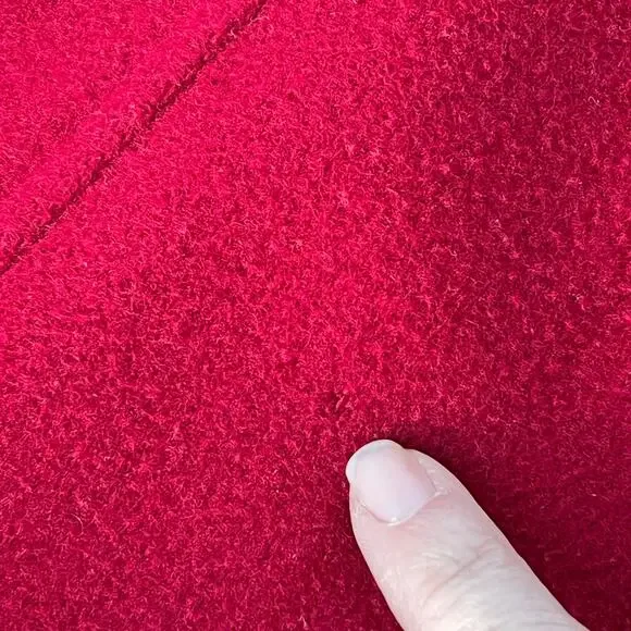 Vintage 1970's‎ Wool Red Jacket, button up, Size 6 M - Picture 16 of 16